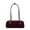 wine red, variant on Genuine Leather Shoulder Bag, Women's Suede Barrel Underarm Handbag Purse