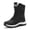 Black, variant on asddcavvf Fashion Winter Women Snow Boots Thick Soled Non Slip Upper Lace Up High Top Warm And Comfo