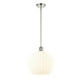 thumbnail image 3 of Innovations Lighting - White Venetian - 1 Light Stem Hung Pendant In Modern, 3 of 7