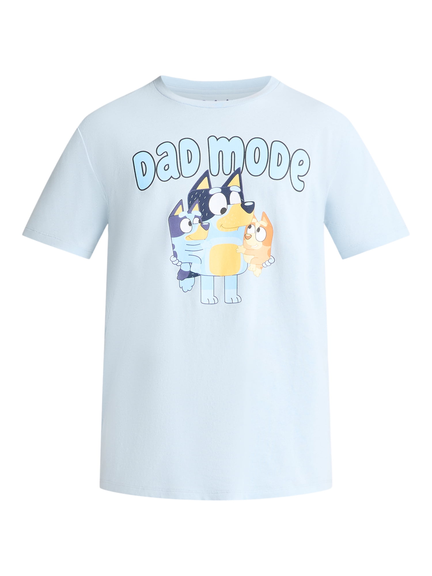 Bluey Father's Day, Men's & Big Men's Graphic Tee, Sizes XS-5XL