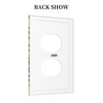 thumbnail image 2 of DouZhe 1-Gang Duplex Outlet Cover, Feline Animal Skin Texture Decorative Wall Plates, 2 of 7