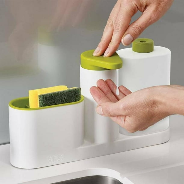 Kitchen Sponges Brush Holder Sink Tidy Organizer Soap Liquid