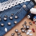 thumbnail image 6 of 120Pcs 7mm/0.28" Rhinestone Claw Beads Nailhead, Rivets Metal Decorative for DIY Craft Making Purse, Gold White, 6 of 6