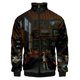 thumbnail image 3 of Chaqueta de hombre con estampado 3D de mural de lujo barroco retro, sudadera de exterior de aristocracia medieval, chaqueta de gran tamaño, abrigo, ropa de calle, 3 of 5