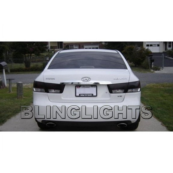For 2006-2010 Hyundai Sonata Tinted Smoked Taillamps Taillights Overlays Film Protection