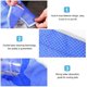 thumbnail image 2 of UKCOCO Pet Cooling Dog Ice-cooling Harness Pet Mesh Vest with Tape - Size L (Blue), 2 of 2
