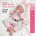 thumbnail image 2 of Poupée Bébé Réaliste de Thérapie de Câlin pour Dormir, Cadeau Réel Pas Cher, 2 of 4