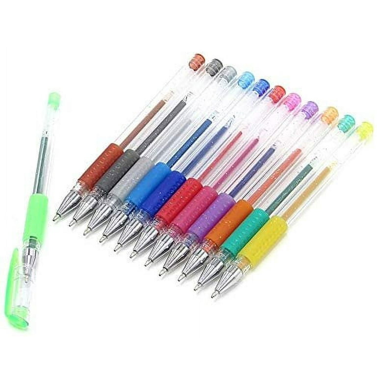 24 Colors Bag Color Straight Liquid Walking Bead Pen Gel Pen - Temu
