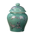 thumbnail image 6 of Ceramic Ginger Jar Vase Chinoiserie Chinese Style Traditional Porcelain Jars Asian Ginger Jar for Home Decor Table Decoration Weddings Home Plum Blossom Belly, 6 of 8