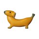 thumbnail image 2 of Escultura moderna de perro banana, estatua de resina, artesanías en miniatura, adorno de estatuilla de animales para decoración del hogar, mesa, M Gloria estatuilla de animales, 2 of 7