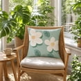 thumbnail image 6 of Btomtd 18 x 18 Pillow Cover, Flower Decorative Cushion Case, Removable and Washable Throw Pillow Cover for Sofa, A, 6 of 6