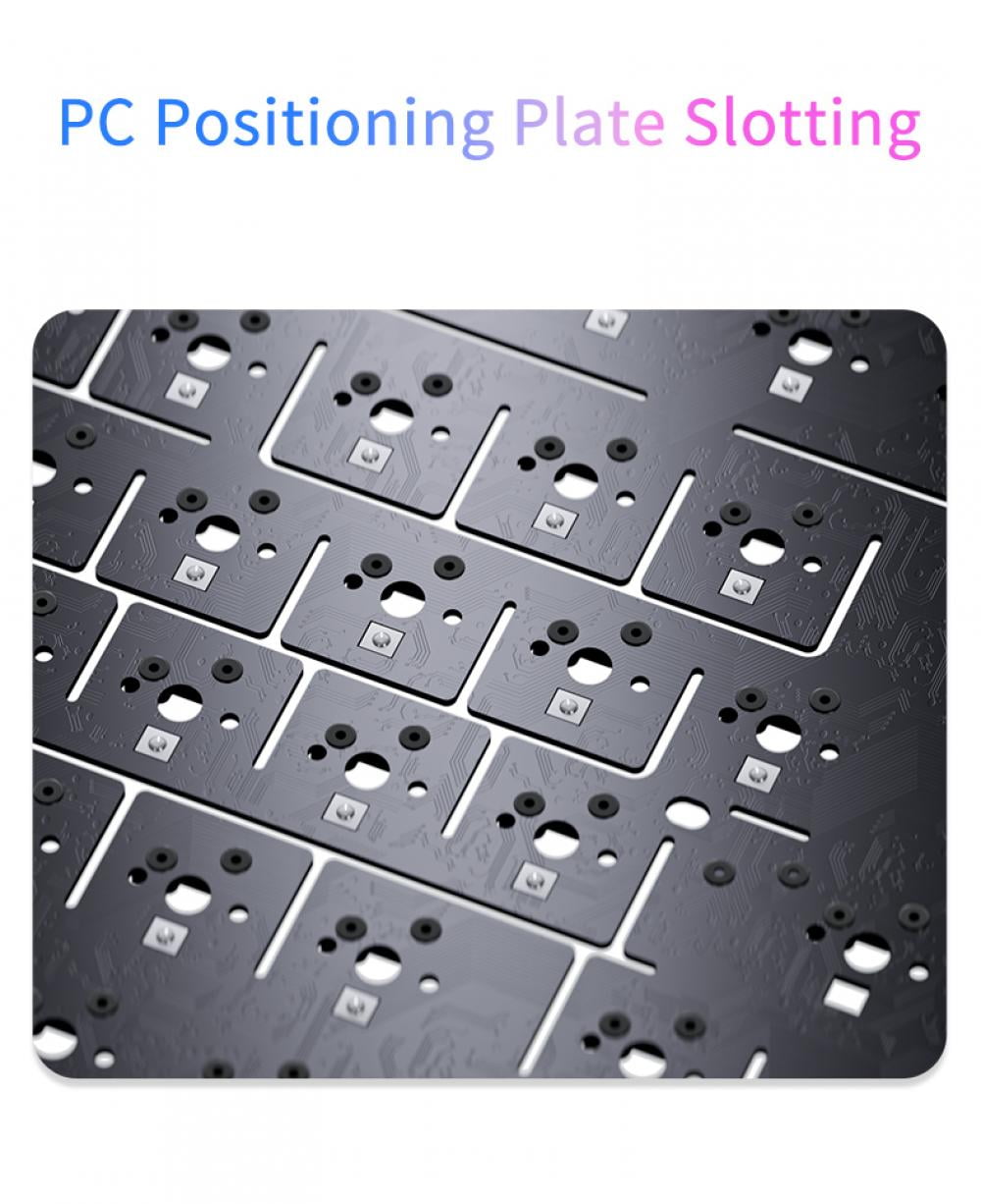 Ajazz AK820PRO Mechanical Keyboard - 3-Mode Wireless/Wired, RGB