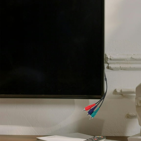 MLINS Audio Cable Audio Video Composite Cable Male to Male Component Cable for DVD to TV Connection Video Transmission Compatible with Various Devices