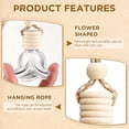 thumbnail image 3 of Ambientador BBTO para coche, botella de perfume colgante de cristal, 8 ml, 50 unidades, 3 of 7
