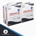 thumbnail image 6 of Dynarex SiliGentle AG Silver Silicone Foam Dressings, Wound Care, Soft & Absorbent, White, 6” x 6” Adhesive Foam Pad Dressing with Silicone Layer, 1 Case of 50, 6 of 7