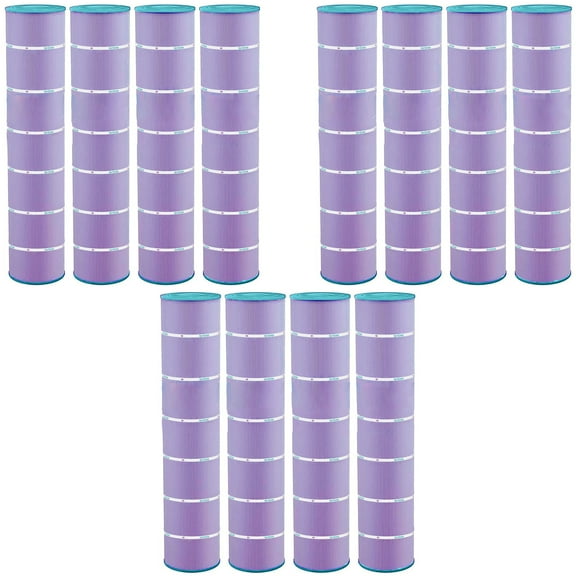 Hurricane 12 Pack HF7494-04P Purple Platinum Pool Filter Cartridge Replacement