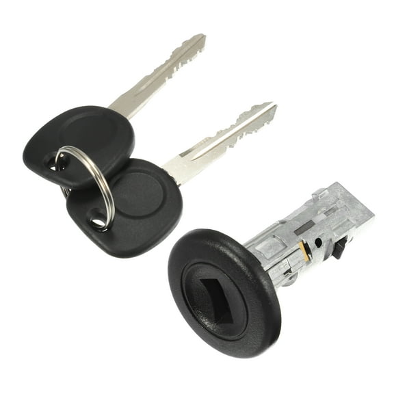 Ignition Switch Cylinder Lock Assembly for Chevrolet Avalanche 1500 2003-2006 US312L Silver Tone