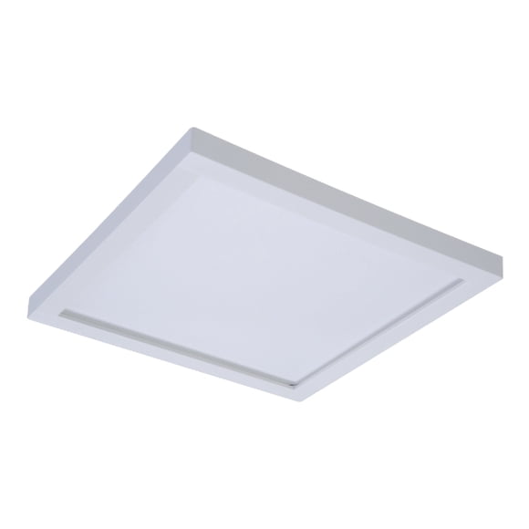 SMD 5 in. and 6 in. 4000K Cool White Integrated LED Recessed Square Surface Mount Ceiling Light Trim at 90 CRI