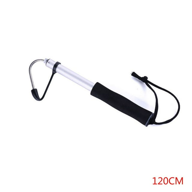 fashionhome Hameçon Télescopique Rétractable en Acier Inoxydable pour Pêche en Mer