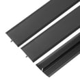 thumbnail image 1 of Uxcell 3 Pcs Aluminum T Molding Floor Transition Strip for Laminate Flooring (0.8"x3 Ft, Black), 1 of 6