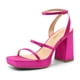 thumbnail image 1 of Sandalias DREAM PAIRS con Plataforma y Tacones de Tiras para Mujer en Rosa Fucsia Talle 8.5, 1 of 5
