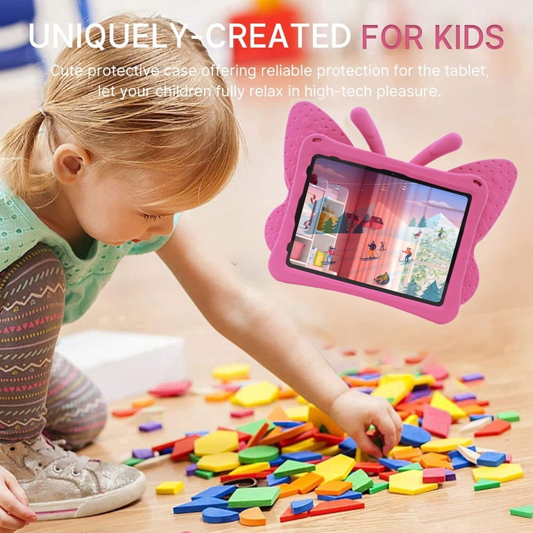 Cartoon Case World Kids Tablet Standup Case - Protective Cover For 7-10 Inch Tablets (Apple, Samsung, Amazon, More)