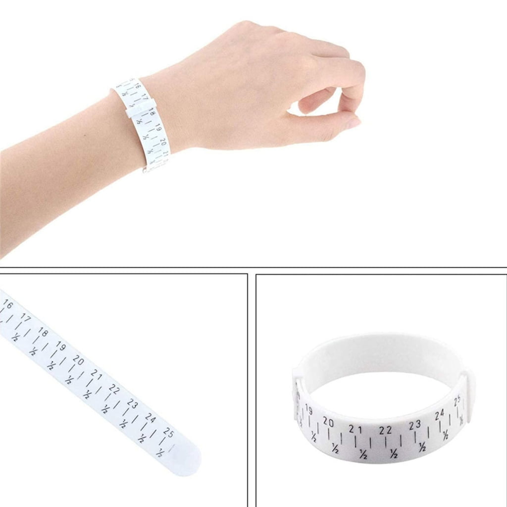 KIWEN Ring Sizer Measuring Set Reusable Finger Size Gauge Measure Tool Jewelry Sizing Tools 1-17 USA Rings Size