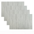 thumbnail image 1 of Aspire 4PCS Decorative Insulation PVC Placemat, Washable Dinner Table Mats-Silver, 1 of 7