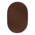 thumbnail image 1 of Rhody Rug S116R048X048 Solid 4' Round Wool Rug Walnut, 1 of 1