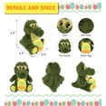thumbnail image 3 of DolliBu Big Eye Sitting Alligator with Yellow Easter Egg Plush - Perfect Alligator Stuffed Animals for Easter Basket, Cute Easter Egg Stuffed Animal Spring Toys for Girls, Boys, and Babies - 6.5 Inch, 3 of 6