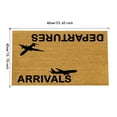thumbnail image 3 of Hewann Funny Doormat Arrivals Departures Funny Doormat - Welcome Friends Doormat - Cute Home Door Mat, Outdoor Entryway Rug for New Home, Gift for Housewarming and Decor. Doormat, 3 of 7