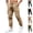 Black, variant on Men's Cargo Joggers Drawstring Cuffed Ankle Elastic Waist Pants with Multi Pockets Regular Fit Solid Color Pull On Trousers
