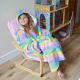 thumbnail image 2 of Catalonia Rainbow Blanket Hoodie for Kids, Oversized Wearable Sherpa Sweatshirt Pullover for 7-16 yr Teens Youth, Kids Gift Idea, 2 of 6