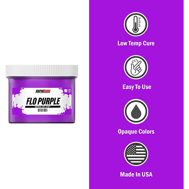 Fluorescent Purple - Screen Printing Plastisol Ink - Low Temp Cure - Gallon