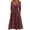 Wine, variant on qolati Women's Casual Long Sleeve Dresses 2023 Basic V Neck Lace Up Ruched Slim Fit Sundress Trendy Tiered Ruffle Hem Flowy Cocktail Party Dress