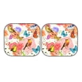 thumbnail image 5 of Lsque Flowers And Birds Watercolor 2 PCS Windshield Sun Shade | CarFoldable Window Covers | Car Accessories Reflect UV for Universal Cars SUV Truck | Large, 5 of 7