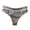Dark Gray, variant on Cutout Waistband Thongs for Women Mid Rise Triangle Underwear Soft Stretchy Comfortable Ladies Panties M-2XL