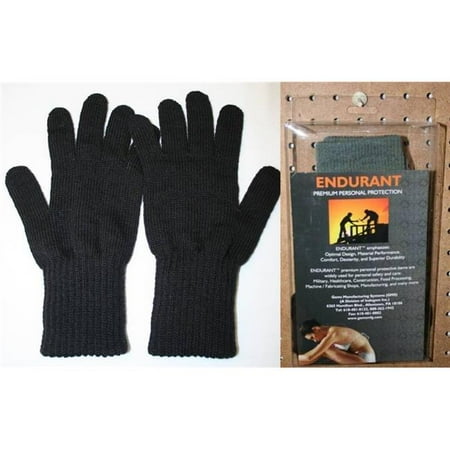- Gems Manufacturing Systems 924030601 Military Design Cold Weather Seamless Glove Inserts, Black - Extra Small