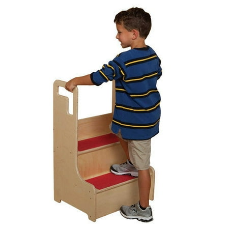 Wood Designs Healthy Kids 2-Step Step-Up-N-Wash Step Stool