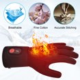 thumbnail image 3 of Heated Gloves, Fast Heating Heated Glove Liners for Men Women,Rechargeable Hand Warmer Glove for Winter Sports Biking Riding Skiing Cycling Hunting Snowboarding,S, 3 of 8