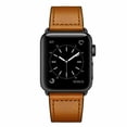 thumbnail image 4 of Compatible with iWatch Band 45mm 44mm 42mm 41mm 40mm 38mm, Genuine Leather Replacement Band Strap Compatible with Apple Watch SE Series 7 6 5 4 3 2 1, 4 of 12