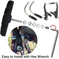 thumbnail image 4 of ORUYROP Bike Brake Pads Brake Kit Brake Shoes Pads Cable Guide Protector 8 in One 70mm Bicycle V-Brake Pad Set Work with All Shimano Sram MTB V-Brake System 2pairs(4pcs), 4 of 7