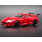 Open Box 1993 - 2002 TOYOTA SUPRA RED 1/64 SCALE COLLECTIBLE DIORAMA DIECAST MODEL CAR