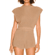 thumbnail image 5 of Txlixc Traje de 2 piezas para mujeres, chaqueta de punto sin mangas de cuello redondo de color sólido + pantalones Txlixc moda, 5 of 5