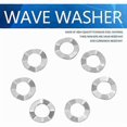 thumbnail image 5 of Wave Washer, Stainless Steel Spring Washer M4, M6, M8, M10, M14 (M8(50PCS)), 5 of 5