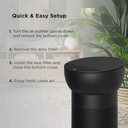 TCL Air Purifier Replacement Filter for Breeva A2, TCL Certified Replacement , True HEPA (H13) Removes 99.97% of Dust / Odors & More (AR2S)