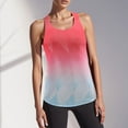 thumbnail image 4 of sususu Backless Workout Tops for Women Sleeveless Cropped Tank Tops Open Back T-Shirt Tennis Yoga Athletic Running Shirts Lightweight Gym Clothes Red XXXL, 4 of 6