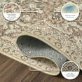 thumbnail image 3 of My Magic Carpet Washable Rug - Stain Resistant, Waterproof, Non-Slip - Pet & Family Friendly Machine Washable Indoor Rugs for Bedroom, Living Room, Kitchen (Parviz Brown, 2.5x7), 3 of 6