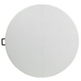 thumbnail image 6 of Emma + Oliver 4' Round Plastic Event Folding Table with Carrying Handle, White, 6 of 8