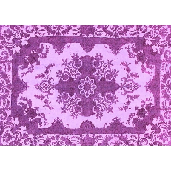 Ahgly Company Indoor Rectangle Persian Pink Bohemian Area Rugs, 2' x 5'